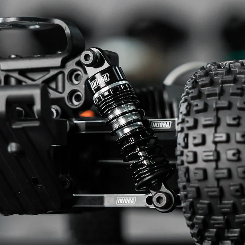 INJORA 59mm Aluminum Oil Shocks for ARRMA MOJAVE TYPHON GRANITE GROM