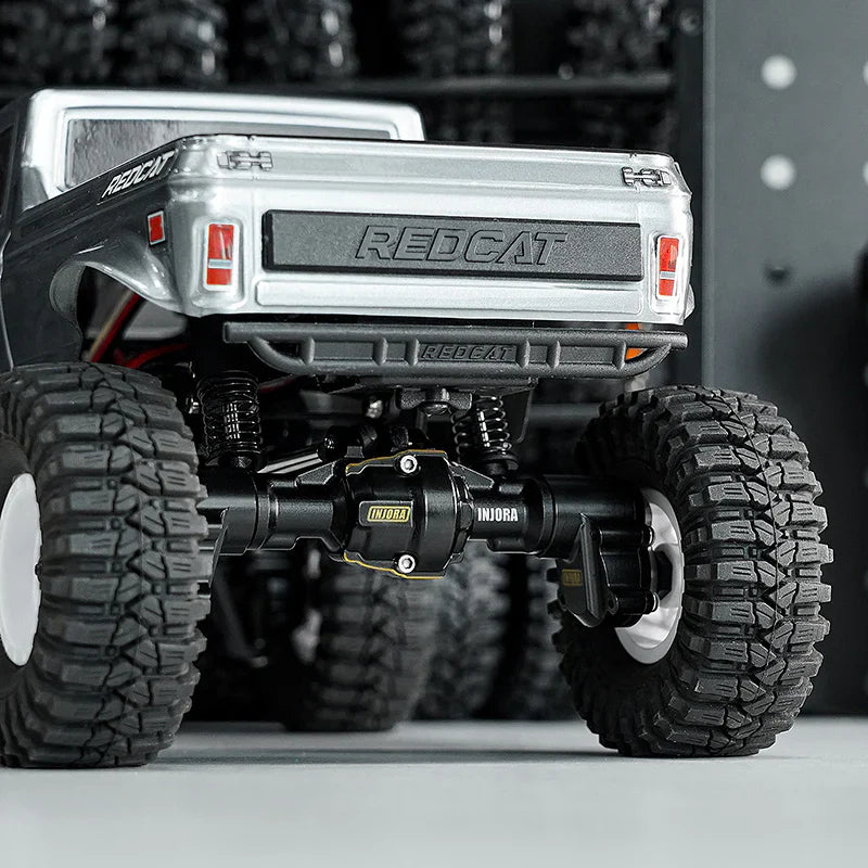 INJORA Brass & Aluminum Complete Portal Front & Rear Axles  for 1/18 Redcat Ascent-18