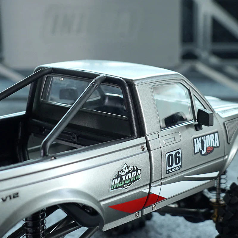 INJORA Clear Windows for 1/18 TRX4M IR60 Pickup Hard Body