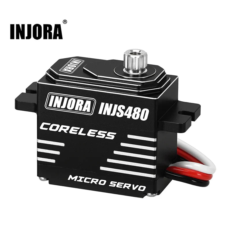 INJORA INJS480 Coreless Micro Servo with Servo Saver for Losi Micro-B Micro-T