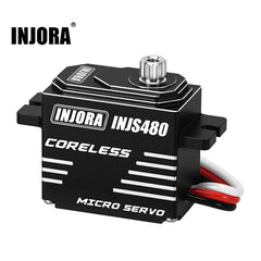 INJORA INJS480 Coreless Micro Servo with Servo Saver for Losi Micro-B Micro-T