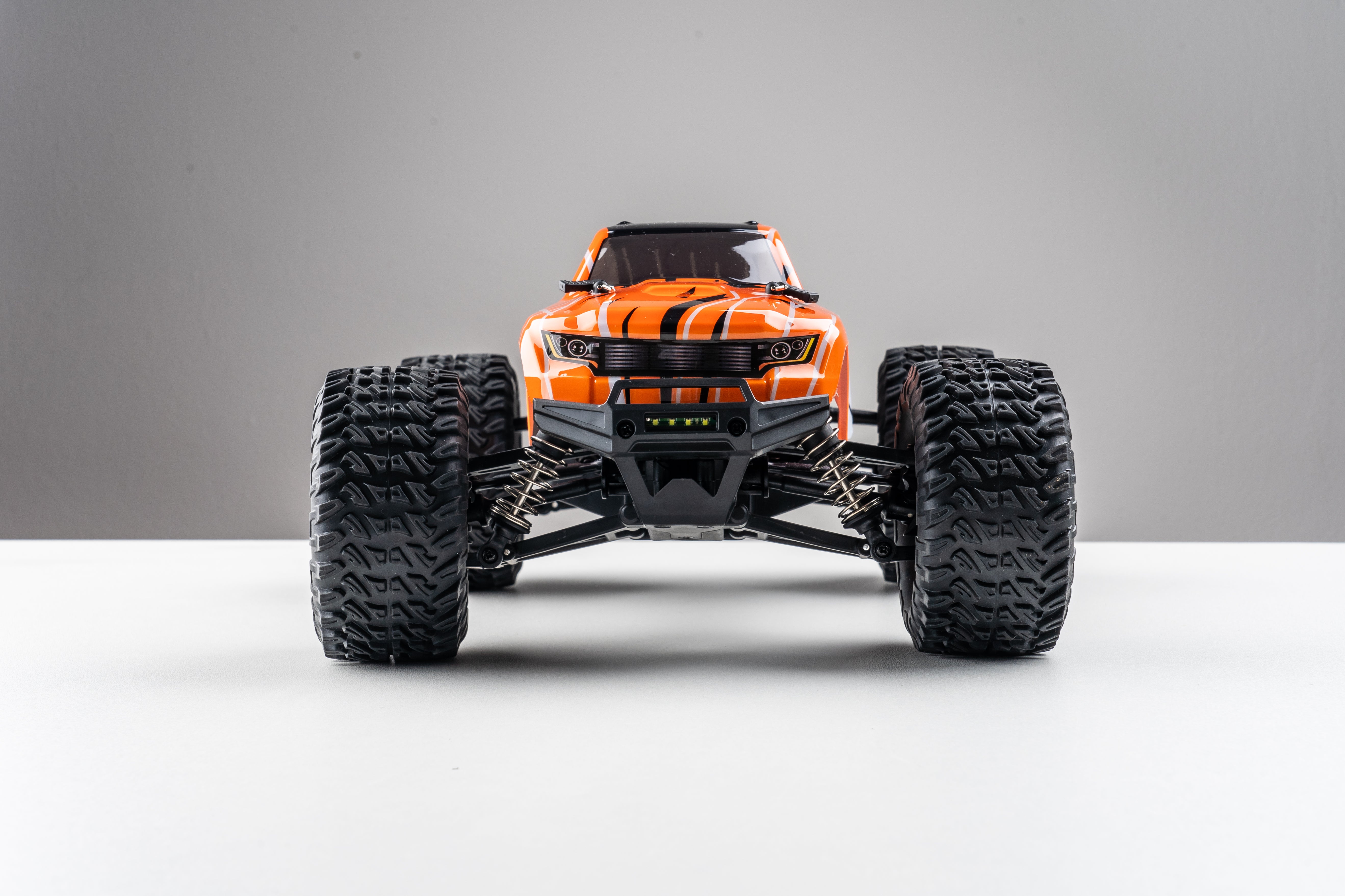 New Rc Rto Mega RC 1/16 M-Titan Mini Monster 4x4 Truck RTR - Orange – Direct RC