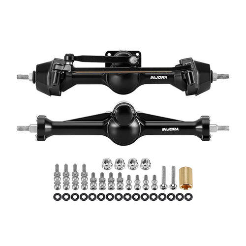 INJORA +3mm Planet Axles with Brass Steering Knuckles for 1/30 SCX30