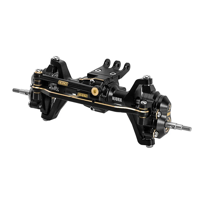 INJORA Brass & Aluminum Complete Portal Front & Rear Axles  for 1/18 Redcat Ascent-18