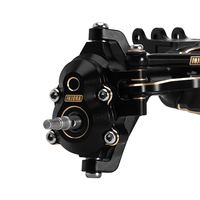 INJORA Brass & Aluminum Complete Portal Front & Rear Axles  for 1/18 Redcat Ascent-18