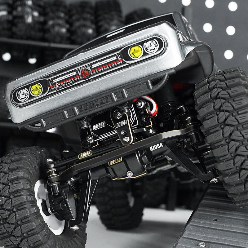 INJORA Brass & Aluminum Complete Portal Front & Rear Axles  for 1/18 Redcat Ascent-18