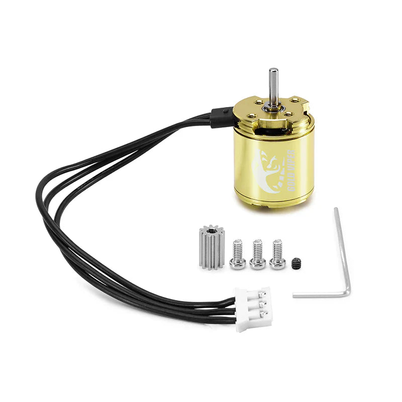 INJORA Gold Viper 1721 Brushless Motor 2800KV for 1/18 TRX4M Ascent-18