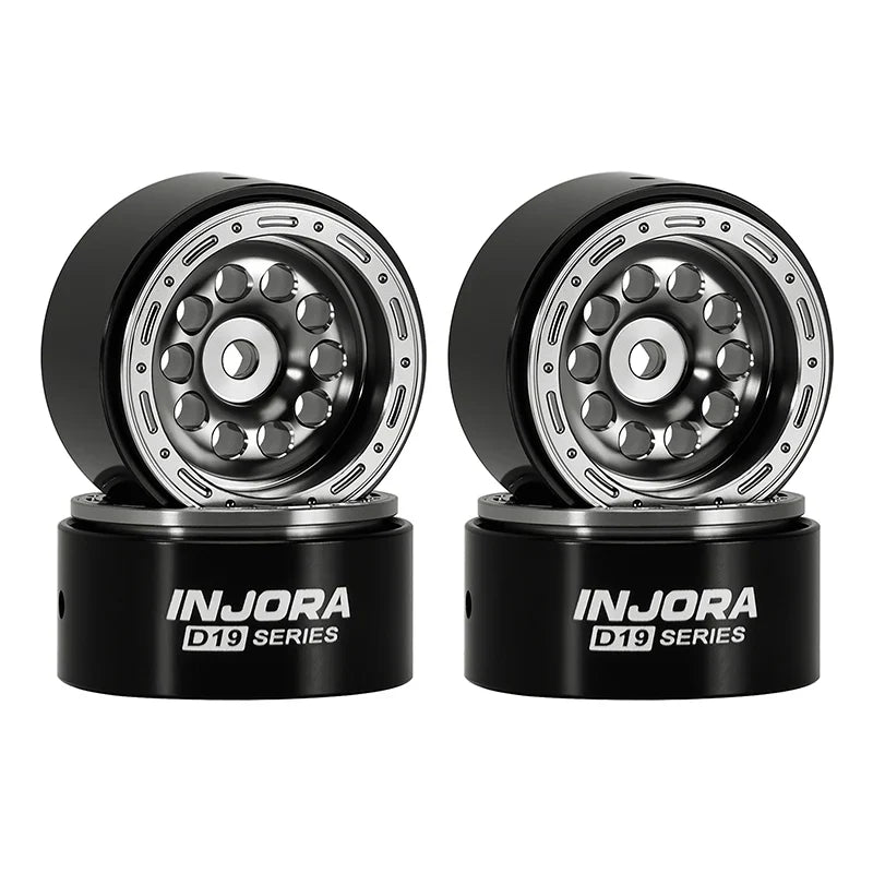 INJORA 0.7" D19 Aluminum Wheels for 1/30 SCX30 (W7008)