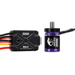 INJORA Micro Brushless MBL32 ESC & 1721 Purple Viper Motor for 1/18 TRX4M Ascent-18