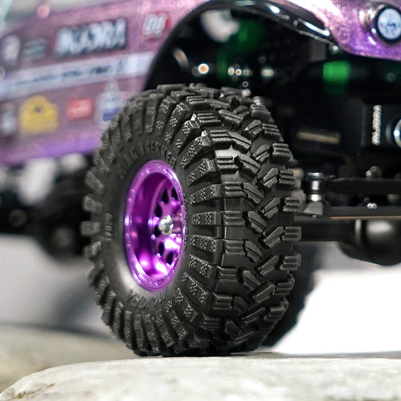 INJORA 0.7" 40*15mm King Trekker Tires for 1/30 SCX30
