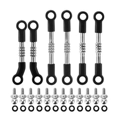 INJORA Adjustable Stainless Steel Links Set for 1/24 Losi Micro-B