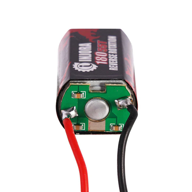 INJORA 180 Brushed 55T Red Motor with Steel Pinion for 1/18 TRX4M (INM11) - HeliDirect