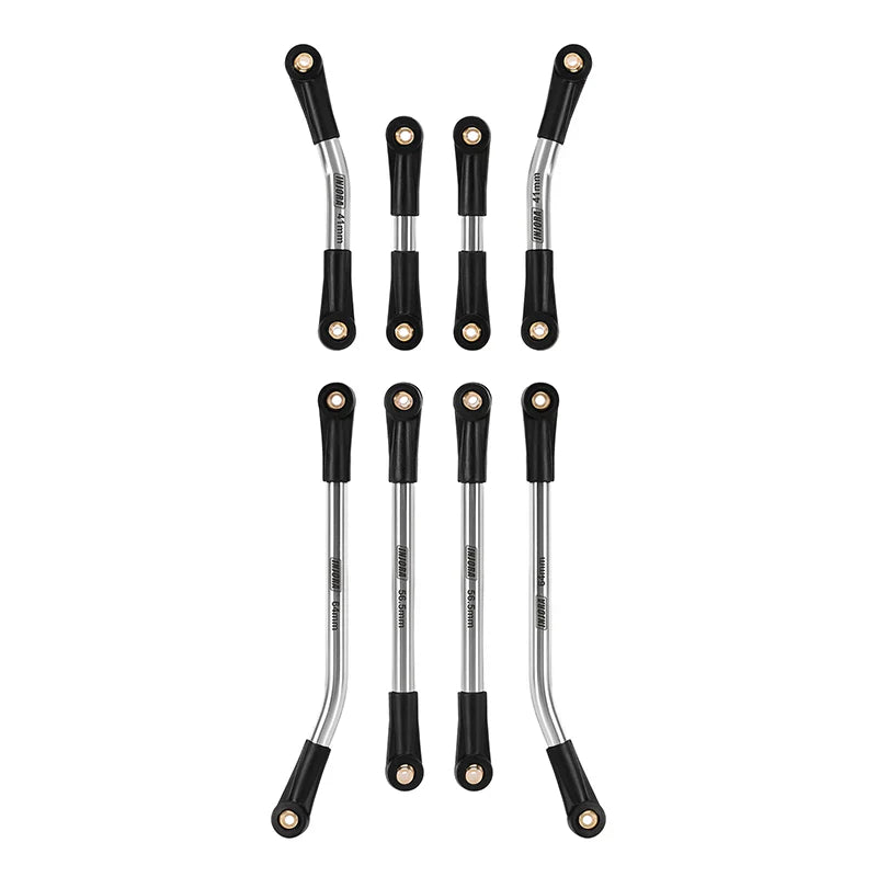 INJORA Stainless Steel High Clearance Links for 1/24 SCX24 GX470