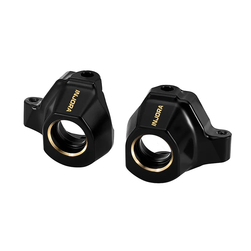 INJORA Black Brass Steering Knuckles for 1/30 Axial SCX30