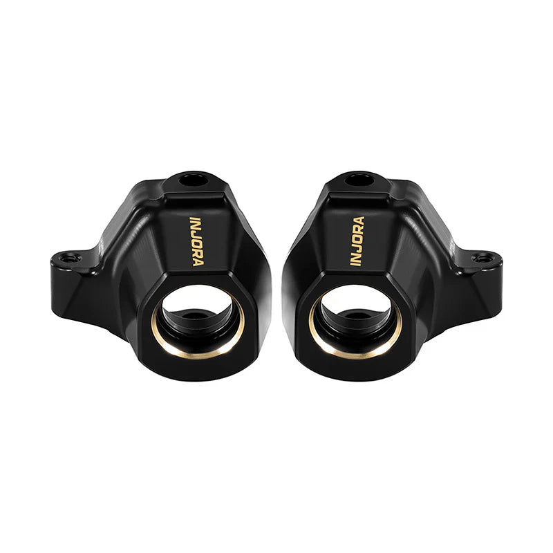 INJORA Black Brass Steering Knuckles for 1/30 Axial SCX30