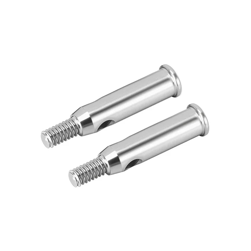 INJORA Stainless Steel CVD Drive Shaft, Axles, Wheel Hexes Set for Losi Micro-B Micro-T