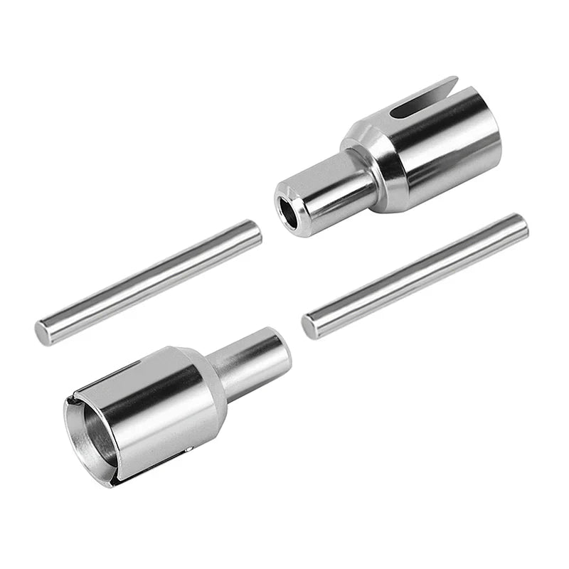 INJORA Stainless Steel CVD Drive Shaft, Axles, Wheel Hexes Set for Losi Micro-B Micro-T