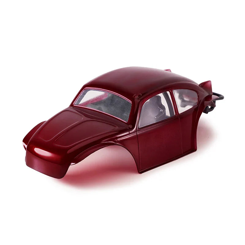 INJORA BUG24 Body with Interior for 1/24 SCX24 C10 JLU Bronco Base Camp - Burgundy