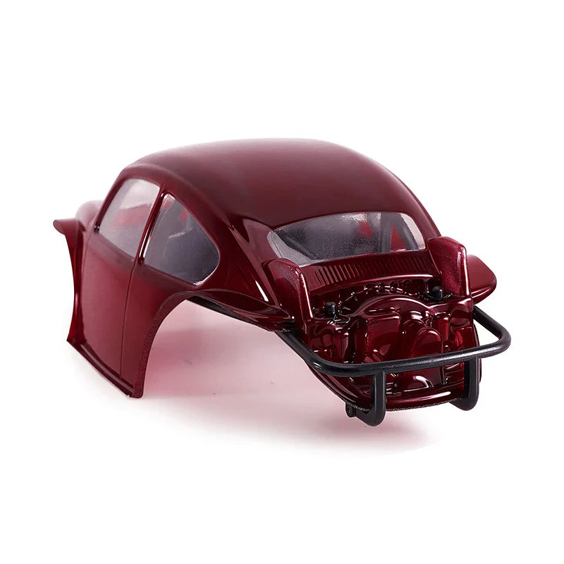 INJORA BUG24 Body with Interior for 1/24 SCX24 C10 JLU Bronco Base Camp - Burgundy