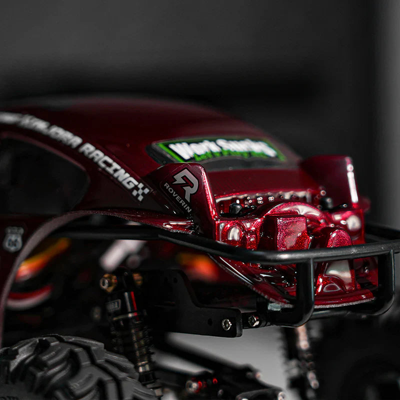 INJORA BUG24 Body with Interior for 1/24 SCX24 C10 JLU Bronco Base Camp - Burgundy