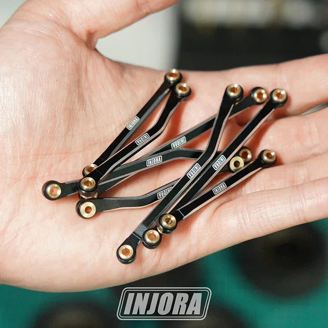 INJORA Aluminum High Clearance Chassis Links Set for 1/18 TRX4M - HeliDirect