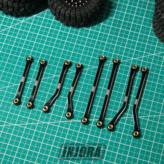 INJORA Aluminum High Clearance Chassis Links Set for 1/18 TRX4M - HeliDirect