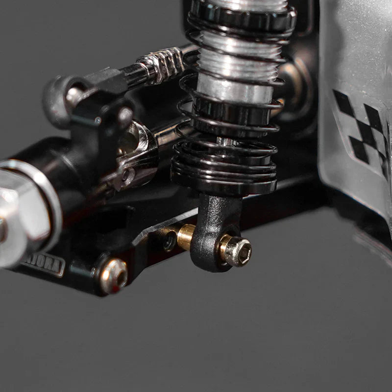 INJORA Stainless Steel CVD Drive Shaft, Axles, Wheel Hexes Set for Losi Micro-B Micro-T