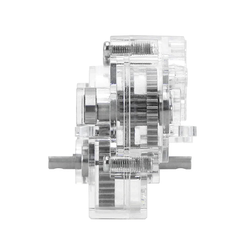 INJORA Abschleppkran-Set Für TRX4M - CNC Aluminium Kran Für RC Crawler In Schwarz/Silber