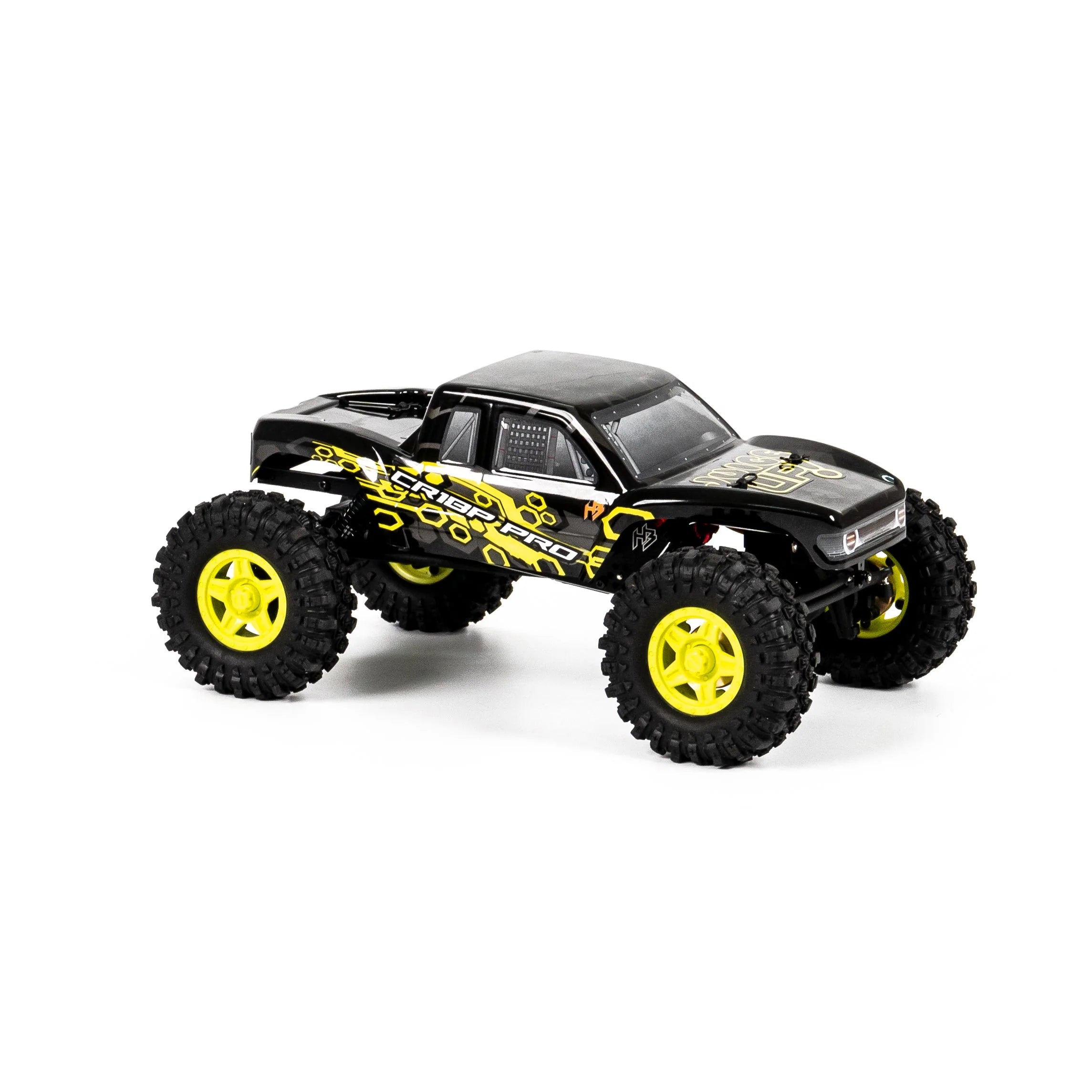 HobbyPlus CR-18P PRO Brushless Juice Up Edition (Yellow) With TORQ MLS-1024 Premium DIRECT-MOUNT Servo