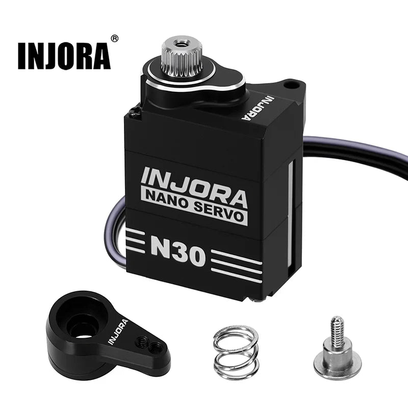 INJORA Aluminum N30 NANO Servo with Servo Saver for 1/30 SCX30