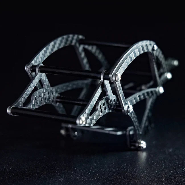 INJORA Kangaroo Carbon Fiber Chassis Frame Kit for 1/18 TRX4M - HeliDirect