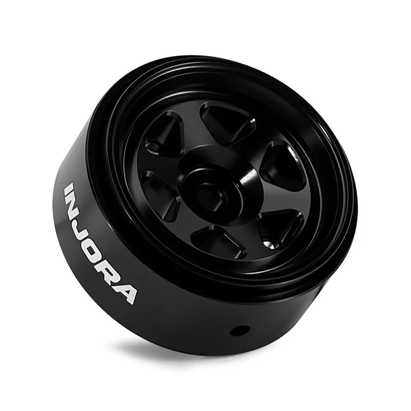 INJORA 0.7" 6-Spoke Aluminum Wheels for 1/30 SCX30