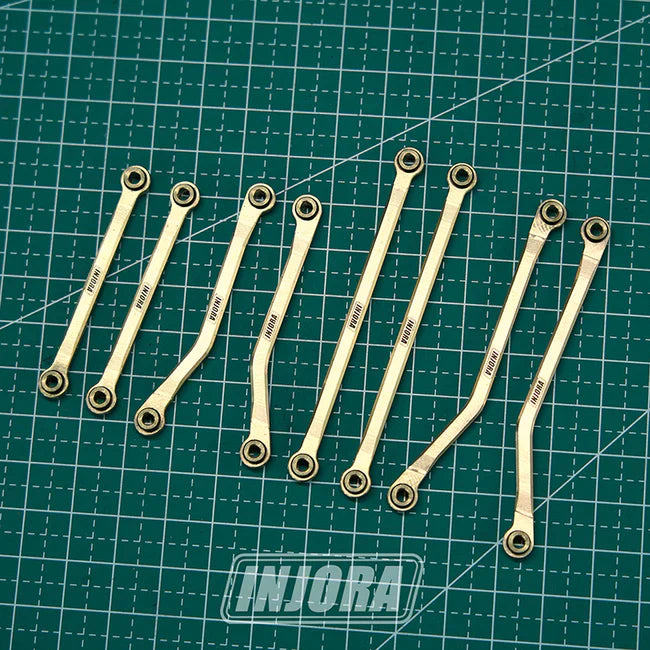 INJORA 42g Brass High Clearance Chassis Links Set for 1/18 TRX4M - HeliDirect