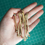 INJORA 42g Brass High Clearance Chassis Links Set for 1/18 TRX4M - HeliDirect