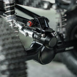 INJORA +4mm Planet Axles with Double Joint Shafts & Brass Steering Knuckles for 1/24 Axial SCX24