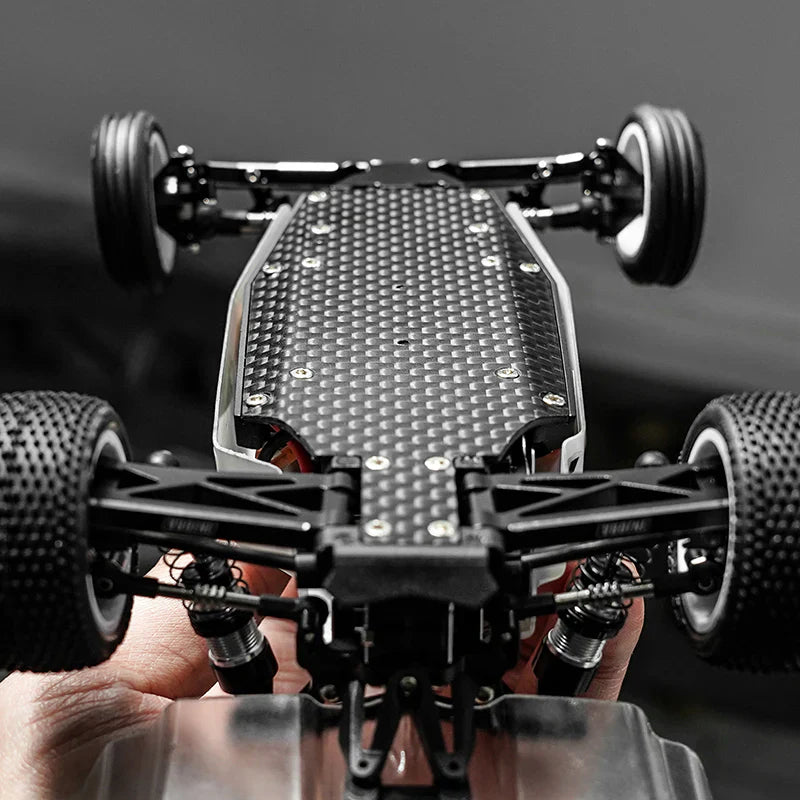 INJORA Carbon Fiber Chassis for 1/24 Buggy Losi Micro-B (8g)
