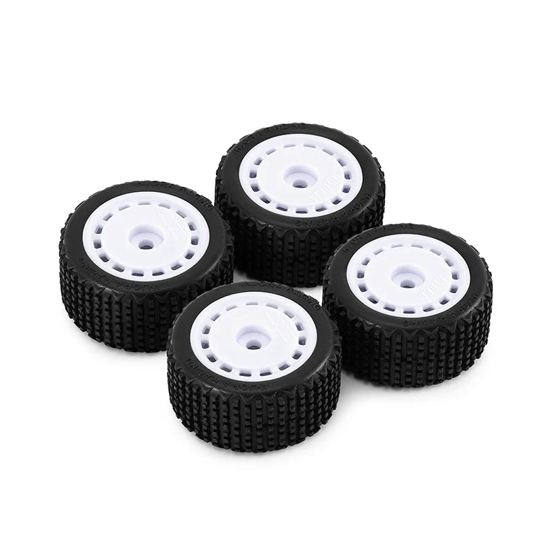 INJORA Pre-mounted Pin Buggy Tires & Wheels for 1/28 Losi Micro-T