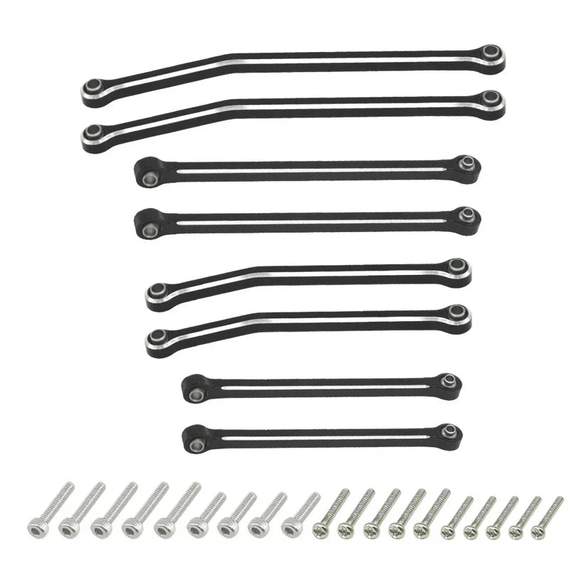 Aluminum Skid Link Rods for SCX30 Cars Upgrade Parts (8pcs/set)