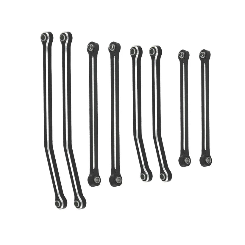 Aluminum Skid Link Rods for SCX30 Cars Upgrade Parts (8pcs/set)