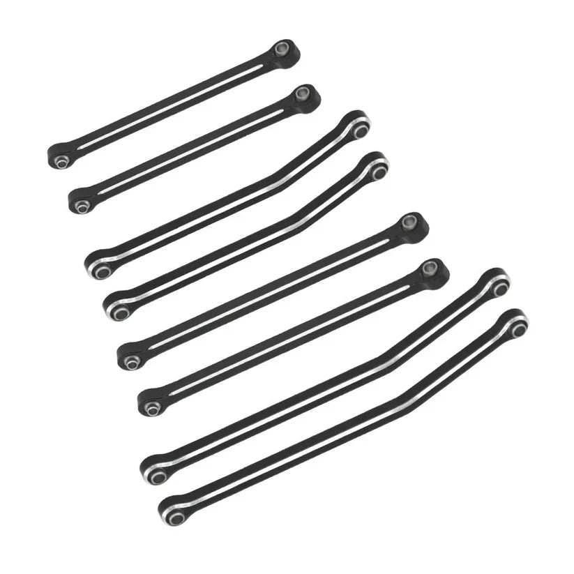 Aluminum Skid Link Rods for SCX30 Cars Upgrade Parts (8pcs/set)