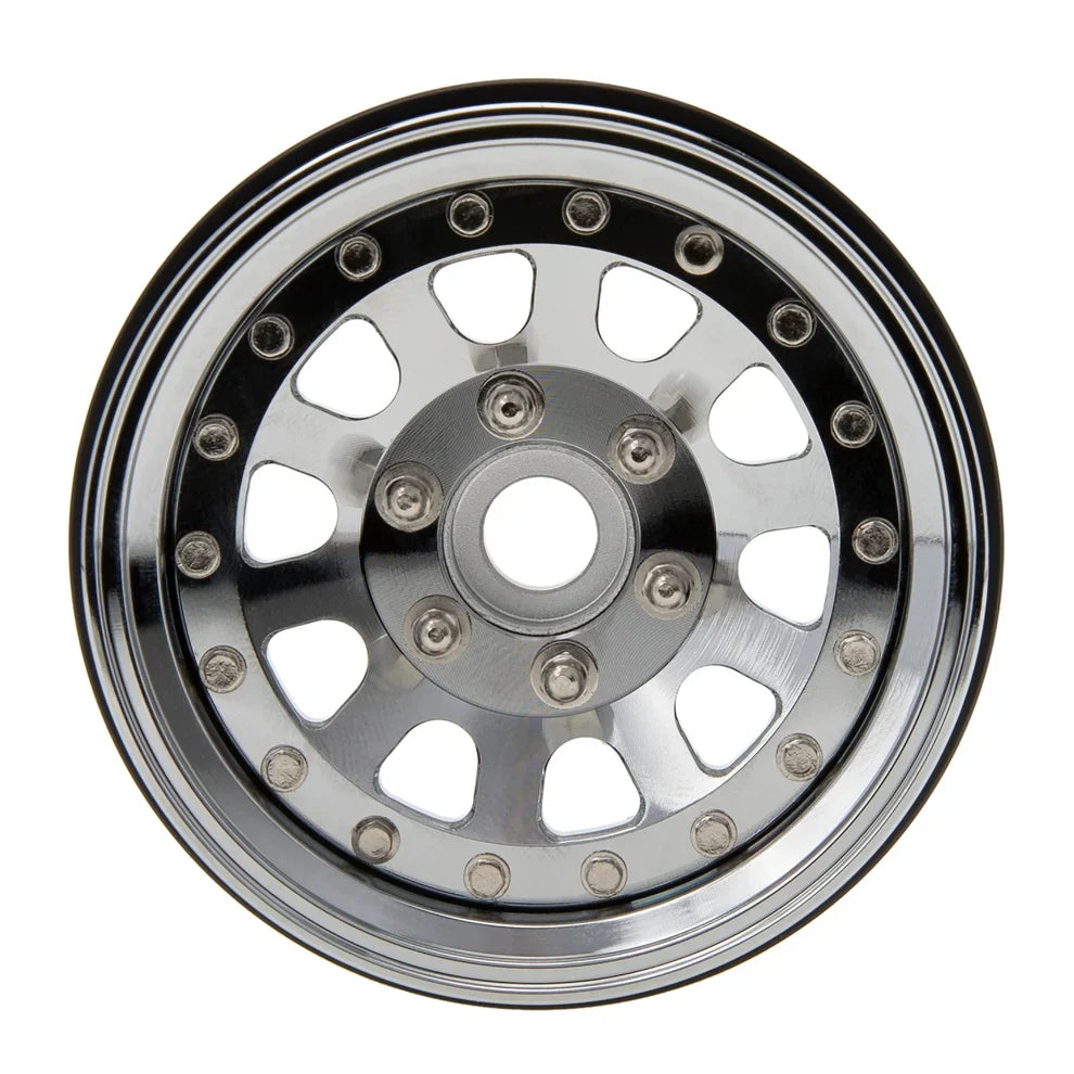 MEUS Racing Brass Aluminum 1.9″ Beadlock Wheels Supports Front Rear Twin Wheels for 1/10 TRX-4 TRX-6 SCX10 GEN7 GEN8 D90