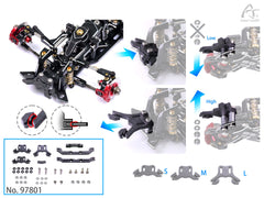 DriftART New 1/28 Universal Body Mount Set For DA4