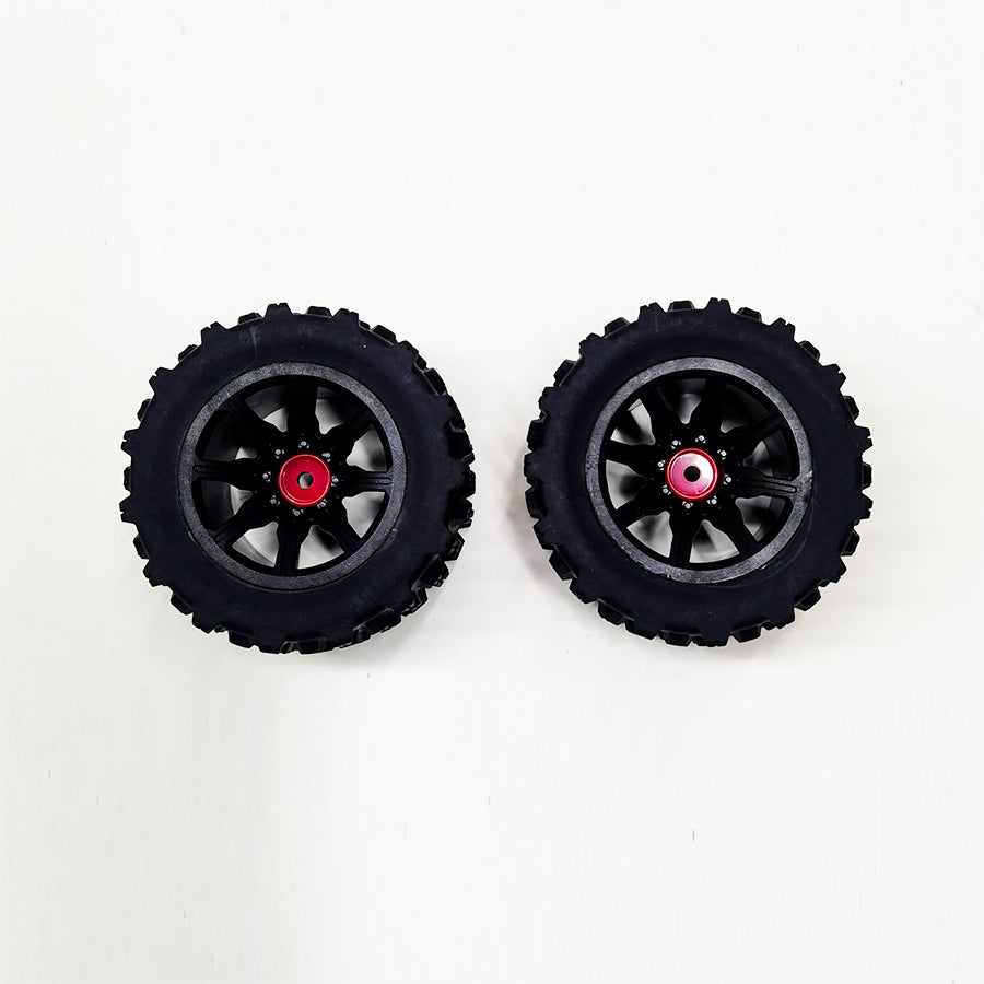 MJX HYPER GO Tires & Wheels For 14209 (2pcs) - Type A - HeliDirect