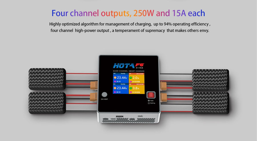 HOTA F6 DC Charger - HeliDirect