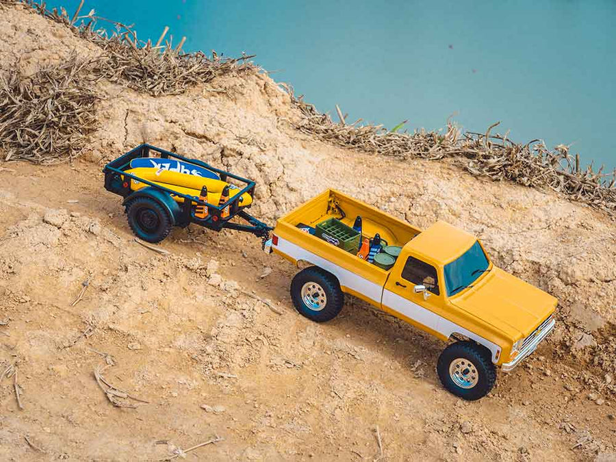 FMS 1:18 FCX18 Chevrolet K10 RTR - YELLOW - HeliDirect