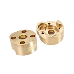 INJORA 2pcs Brass Outer Portal Housing Covers For FCX24 Rear Axle - HeliDirect