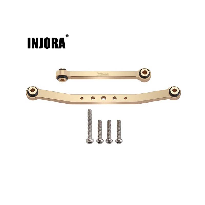 INJORA Brass Steering Links For 1/24 FMS FCX24 Upgrade - HeliDirect