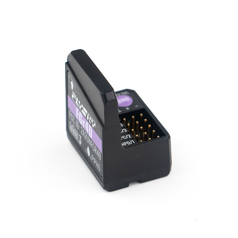Flysky FGR4S AFHDS 3 2.4GHz 4CH Receiver For NB4 PL18 RC Transmitters – PWM/PPM/i.bus