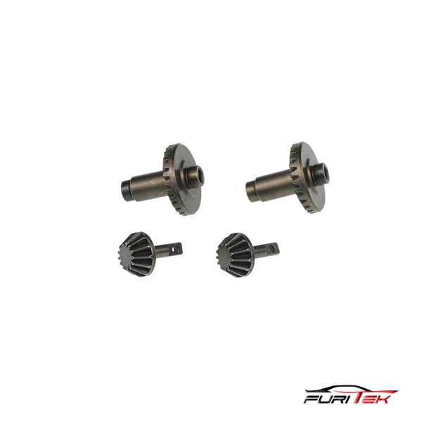 FURITEK METAL PINION AND RING GEAR SET FOR FURITEK FX118 - HeliDirect