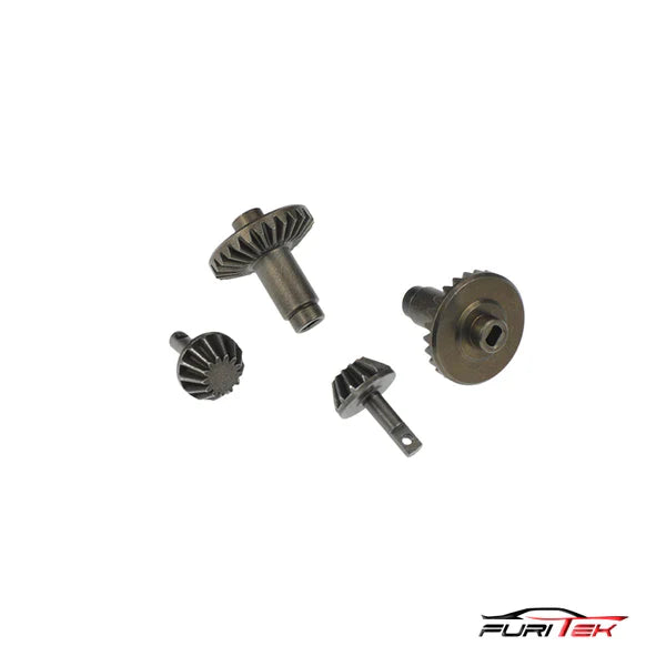 FURITEK METAL PINION AND RING GEAR SET FOR FURITEK FX118 - HeliDirect